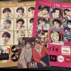 timelesz FAM シール　アナザーカット