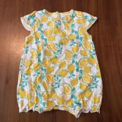 NEXT ベビー半袖ロンパース　3-6m 60-70 レモン