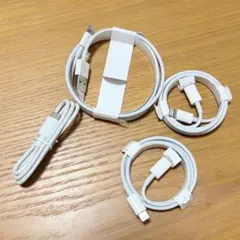 【新品】USB充電ケーブル ホワイト 4本セット