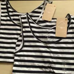 新品　タグ付き　イオン購入　綿100% タンクトップ　2枚セット