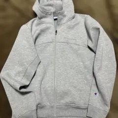 Champion グレー ジップアップパーカー Lサイズ