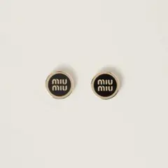 miumiu enamel metal pierce blackのサムネイル