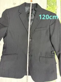 キッズスーツ　ストライプ フォーマル　卒入学式120A 4点セット