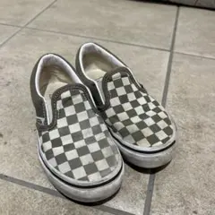 Vans チェック柄 スリッポン　16.5