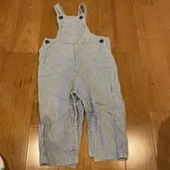 オールインワンロンパース  ヒッコリー　ストライプ　80cm ベビー服　子供服