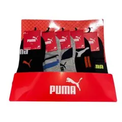 【新品・未使用】PUMA メンズ　ショート丈ソックス　5足組　25〜27㎝