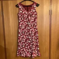 22OCTOBRE 38サイズ 花柄 ワンピース グレースコンチネンタル ピンク