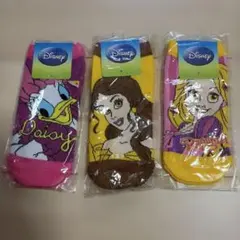 ディズニーキャラクターソックス3足セット