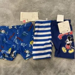 ミッキーの水着とドラえもんの水着セット