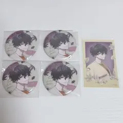 にじさんじ Oriens 佐伯イッテツ まねきねこ 秋日和 缶バッジ 等身 SD