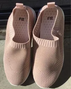 【軽量スリッポン】軽くて履きやすいスリッポン　スニーカー　　ピンク