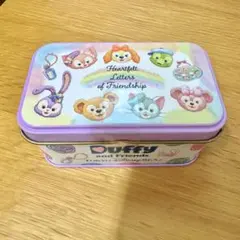 キャンディー缶 ダッフィー＆フレンズのハートフェルトレターズオブフレンドシップ