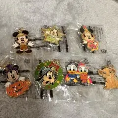 ディズニーピンバッジ&チャーム7個セット