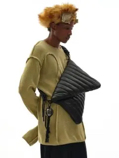 nutemperor ショルダーバッグ 箱付き正規品 新品未使用 NUTEMPEROR / ナットエンペラー - PU LEATHER BAG (BLACK