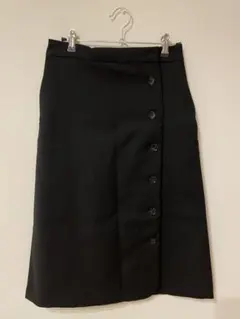 マリンフランセーズ　スカート　マリンスカート　膝丈スカート　ボタンスカート