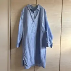 長袖シャツチュニック