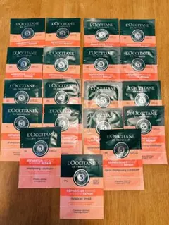 L'Occitane シャンプー&コンディショナー各９+ヘアマスク1個　サンプル