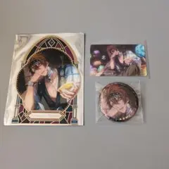 アイドリッシュセブン　十龍之介　クリアカード　缶バッジ　購入特典　グループ記念日