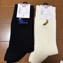 ユニクロ　カウズコラボ　ソックス23〜25