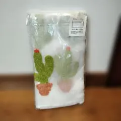 カフェカーテン サボテン柄 約45×105cm