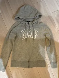 00s OLD GAP ジップアップパーカー フーディー アイボリー メンズ 90～00s GAP オールドギャップ ハーフジップ プルオーバー ボア