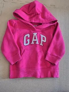GAP ピンク フード付き トレーナー 90cm