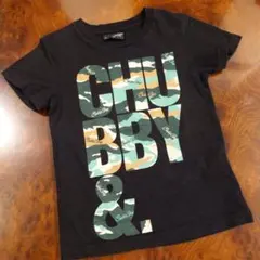 CHUBBY GANG カモフラージュ Tシャツ 110 ブラックのサムネイル