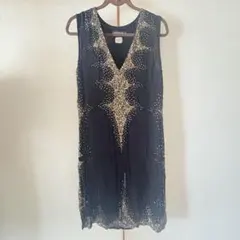 ANTIK BATIK スパンコール チュニック ノースリーブ ドレス パーティのサムネイル
