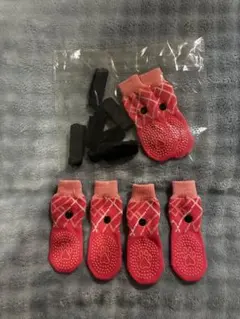 BINGPET 犬 靴下 犬用靴下 滑り止め 足保護 6個セット