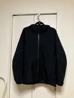 最終価格ブロックテックパーカー/3Dカット　ブラック　UNIQLO XL