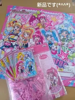 【ハピネスチャージプリキュア】新品スリーブと、新品ハンカチ
