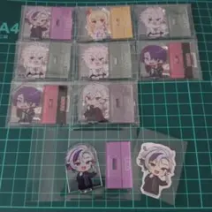 にじさんじチョコエッグアクスタ、ステッカー　9点