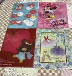 キャラクター クリアファイル 4枚セットのサムネイル