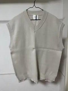 ニットベスト　Vネック　Mサイズ　insisqua RAGEBLUE