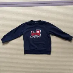 moujonjonトレーナー　紺　110