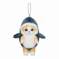 【新品】mofusand 海洋生物ネコマスコット(サメにゃん立ちポーズ)のサムネイル