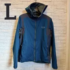 【希少】 真冬対応可能　GYAKUSOU フード付きブルゾン 青緑　L