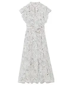 snidel マーブル花柄ワンピース