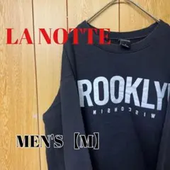 TQ120【US輸入】LA NOTTE　スウェット【メンズМ】ブラック