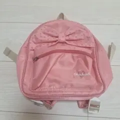 Hushush ピンク リボン リュック　子供用　女の子のサムネイル