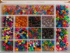 カラフルポニービーズセット 収納ケース付き