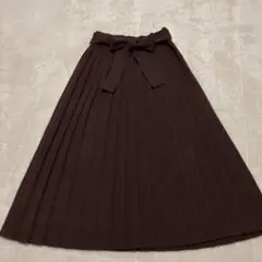 お値下げ　ビームスハートBEAMS HEART ニットプリーツスカート M 美品