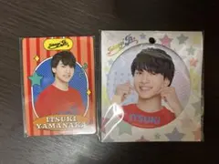 【新品未使用】AmBitious 山中一輝 缶バッジ プロフィールカード