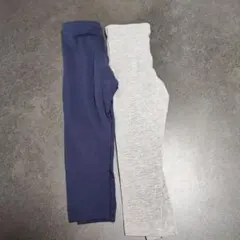 ★ほぼ未使用★キッズレギンス ネイビーとグレー 95サイズ