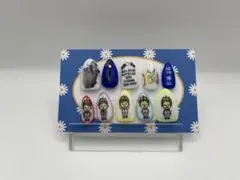 嵐メンバー風ネイルチップ