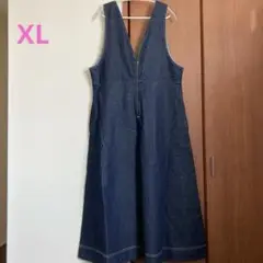 デニムジャンパードレス　GU