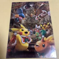 ポケモン ピカチュウ クリアファイル クリスマス 2015年