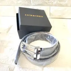 JACK&CHRIS メンズ ベルト 専用箱付き120cm 204