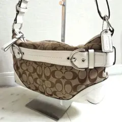 Coach　Shoulderbag　 Signature　 ソーホーホーボー