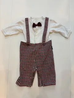 COMME CA ISM チェック柄ロンパース 50~70cm